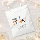 Sachets En Papier Doux Et Éffrayant Coloré | Bonne Halloween (Coupé)