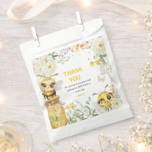 Sachets En Papier Doux pour l'abeille UNE abeille bourdon 1er annive