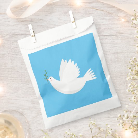 Sachets En Papier Dove with olive branch (Coupé)