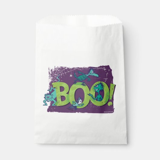 Sachets En Papier Dr Seuss | BOO ! Graphique d'Halloween (Devant)