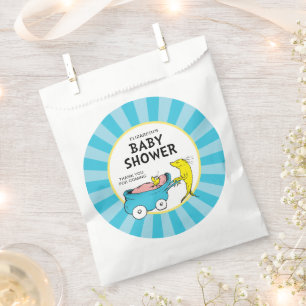 Sachets En Papier Dr Seuss   Un poisson - Baby shower garçon