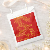 Sachets En Papier Dragon et Phoenix | Bonheur double (Coupé)