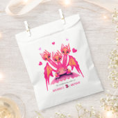 Sachets En Papier Dragon rose (Coupé)