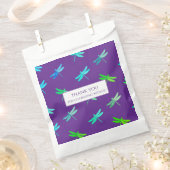 Sachets En Papier Dragonfly Purple Bright Boy Anniversaire (Coupé)