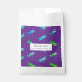 Sachets En Papier Dragonfly Purple Bright Boy Anniversaire (Devant)