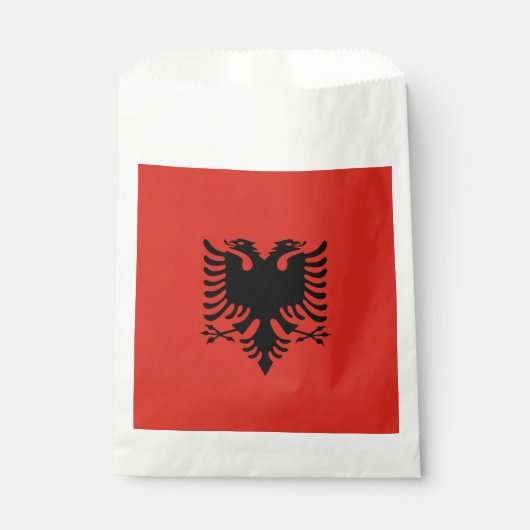 Sachets En Papier Drapeau albanais (Devant)
