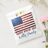 Sachets En Papier Drapeau américain rouge bleu étincelles parties sc (Scellé)