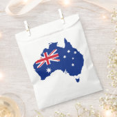 Sachets En Papier Drapeau australien (Coupé)