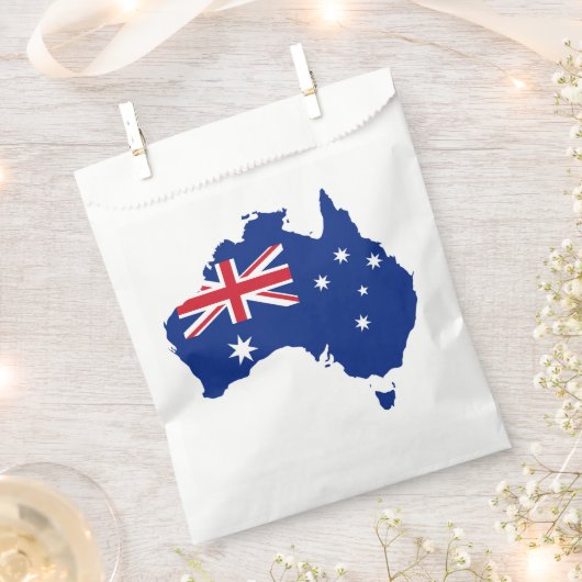 Sachets En Papier Drapeau australien (Coupé)