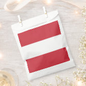 Sachets En Papier Drapeau autrichien (Coupé)