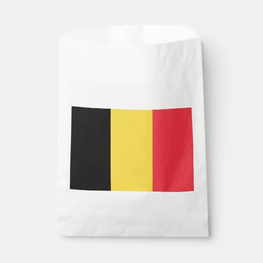 Sachets En Papier Drapeau belge patriotique (Devant)