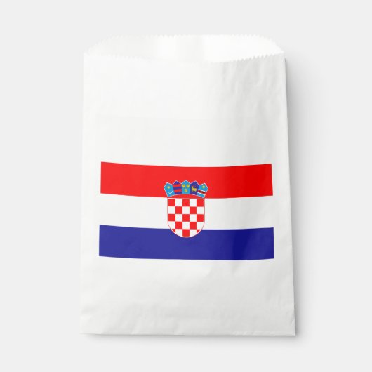 Sachets En Papier Drapeau croate (Devant)