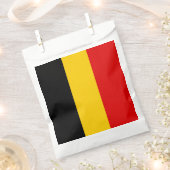 Sachets En Papier Drapeau de Belgique (Coupé)