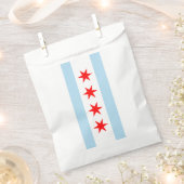 Sachets En Papier Drapeau de Chicago (Coupé)