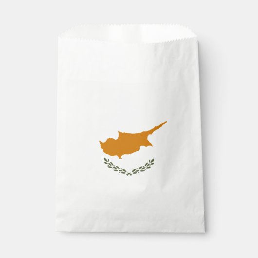 Sachets En Papier Drapeau de Chypre (Devant)