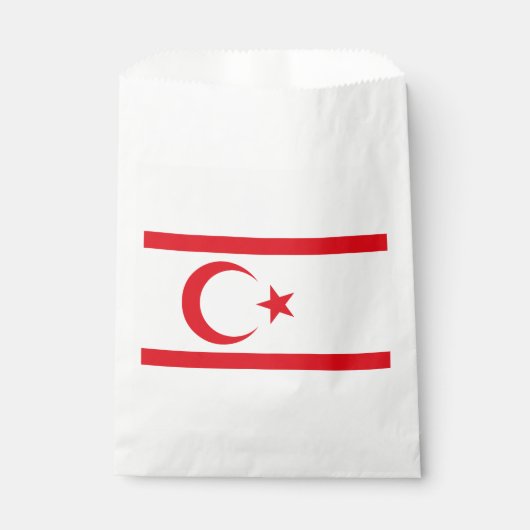 Sachets En Papier Drapeau de Chypre du Nord (Devant)
