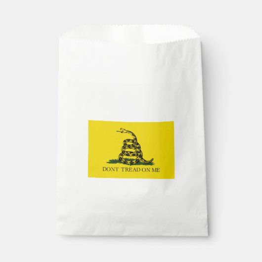 Sachets En Papier Drapeau de gadsden (Ne pas me filer) (Drapeau de s (Devant)