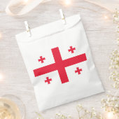 Sachets En Papier Drapeau de Géorgie (Coupé)
