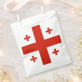 Sachets En Papier Drapeau de Géorgie (Coupé)