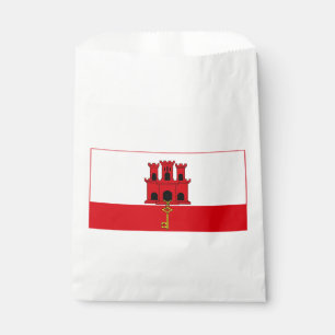 Sachets En Papier Drapeau de Gibraltar