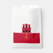 Sachets En Papier Drapeau de Gibraltar (Devant)