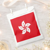 Sachets En Papier Drapeau de Hong Kong (Coupé)