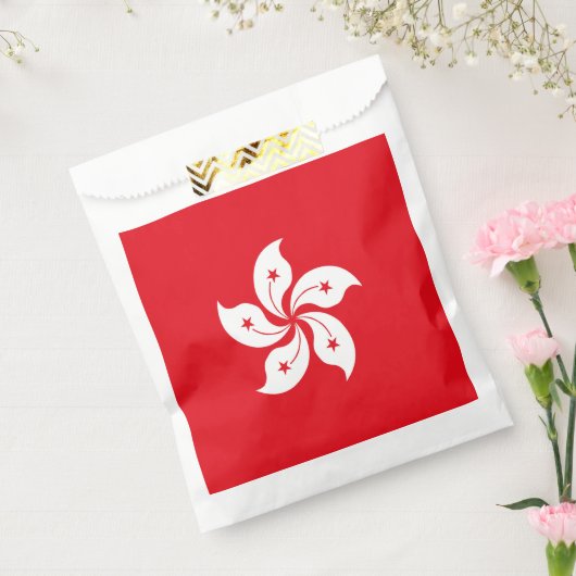 Sachets En Papier Drapeau de Hong Kong (Scellé)