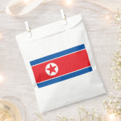 Sachets En Papier Drapeau de la Corée du Nord (Coupé)