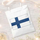 Sachets En Papier Drapeau de la Finlande (Coupé)
