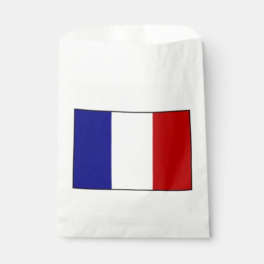 Sachets En Papier Drapeau de la France (Devant)