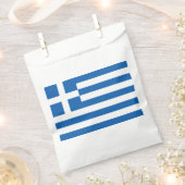 Sachets En Papier Drapeau de la Grèce (Coupé)