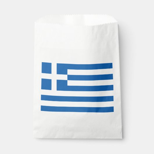Sachets En Papier Drapeau de la Grèce (Devant)