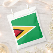 Sachets En Papier Drapeau de la Guyane (Coupé)
