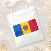Sachets En Papier Drapeau de la Moldavie (Coupé)