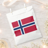 Sachets En Papier Drapeau de la Norvège (Coupé)