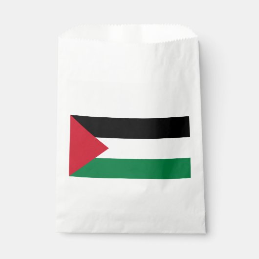 Sachets En Papier Drapeau de la Palestine (Devant)