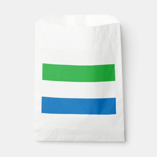 Sachets En Papier Drapeau de la Sierra Leone (Devant)