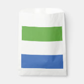 Sachets En Papier drapeau de la Sierra Leone (Devant)