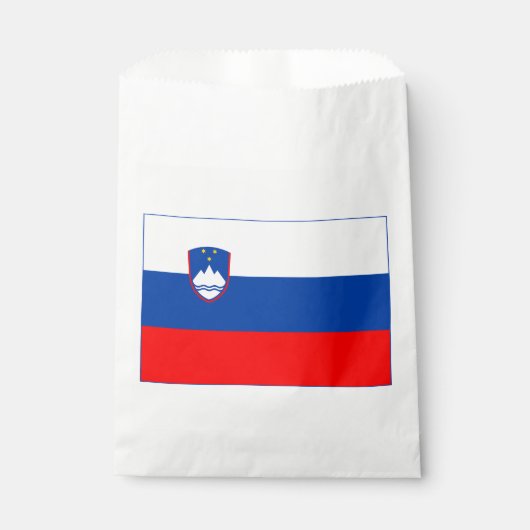 Sachets En Papier Drapeau de la Slovénie (Devant)