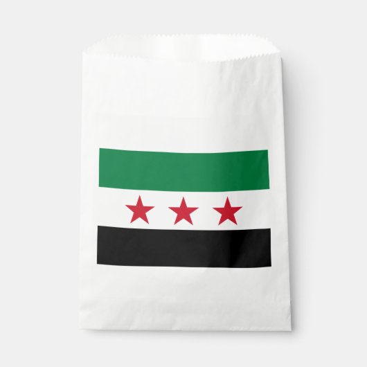Sachets En Papier Drapeau de la Syrie (Devant)