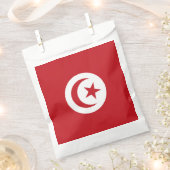 Sachets En Papier Drapeau de la Tunisie (Coupé)