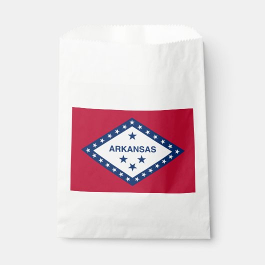 Sachets En Papier Drapeau de l'Arkansas (Devant)