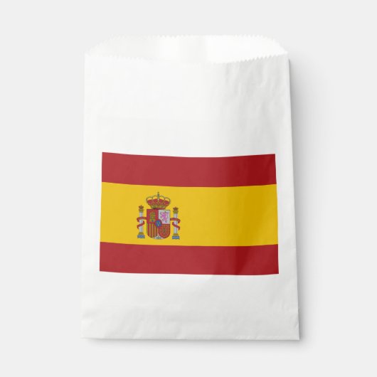 Sachets En Papier Drapeau de l'Espagne (Devant)