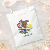 Sachets En Papier Drapeau de l'État de l'Illinois (Coupé)