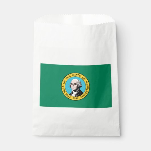 Sachets En Papier Drapeau de l'État de Washington (Devant)