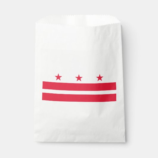 Sachets En Papier Drapeau de l'État de Washington DC (Devant)