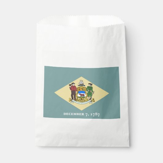 Sachets En Papier Drapeau de l'État du Delaware (Devant)