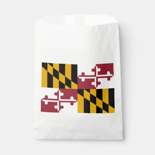 Sachets En Papier Drapeau de l'État du Maryland (Devant)
