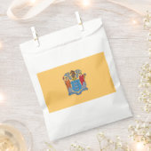 Sachets En Papier Drapeau de l'État du New Jersey (Coupé)