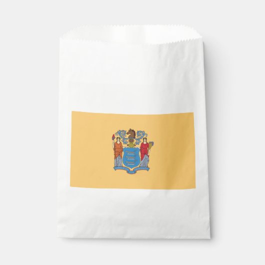 Sachets En Papier Drapeau de l'État du New Jersey (Devant)